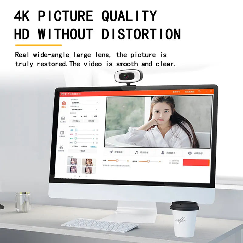 Focus360 - 4K Mini HD Webcam