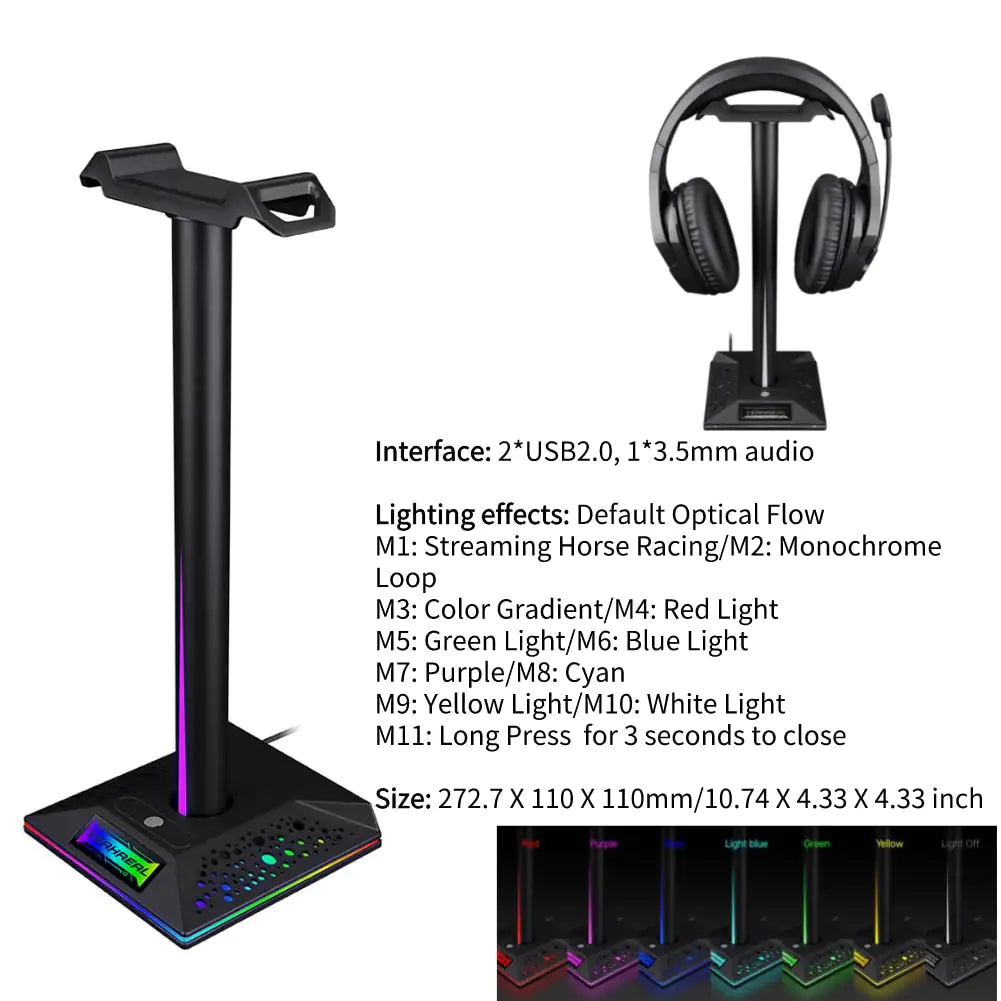 RGB Gaming koptelefoon Standaard