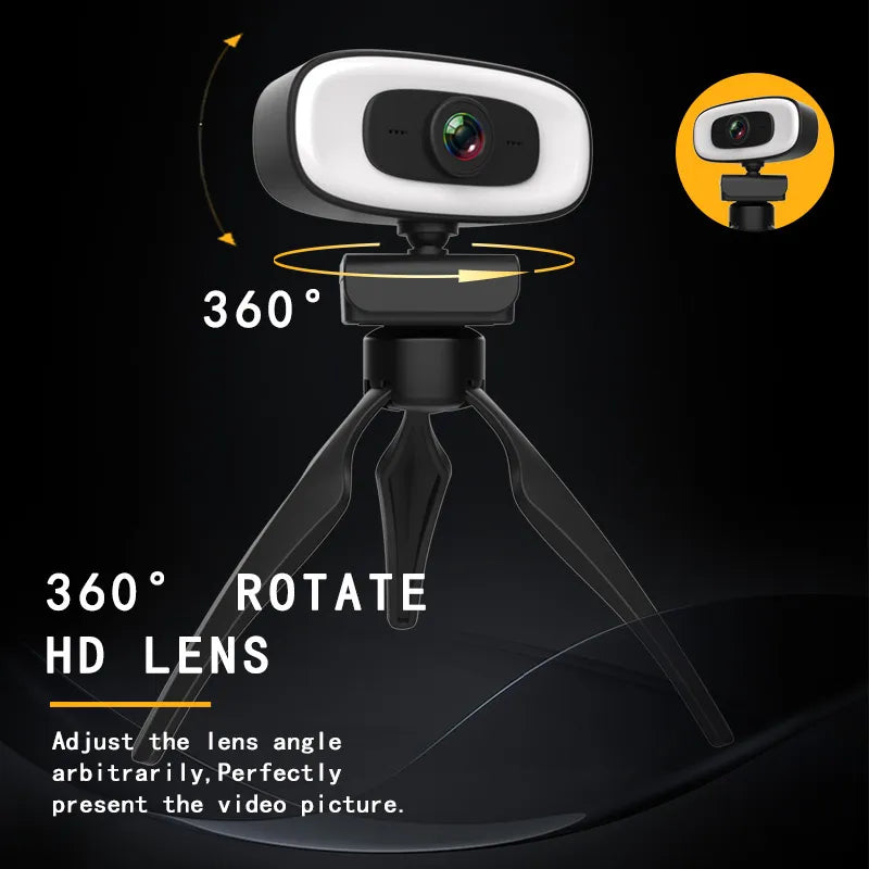 Focus360 - 4K Mini HD Webcam